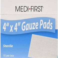 Menstrual Pads Medi-First Sterile Gauze Pad, 4" 10/Box, 62012