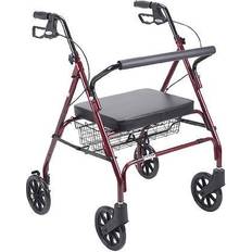 Drive Medical 10215rd-1 Heavy Duty Bariatric Walker Rollator With Large Padded Seat