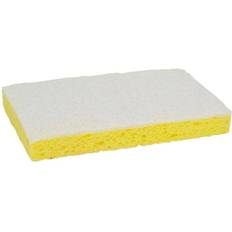 Cleaning Sponges 3M Scotch-Brite 0.7 3.6 in. 6.1 in. Yellow, White Light Duty Scrubbing Sponge 20/Box, Yellow/