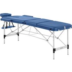 Physa Hopfällbar massagebänk 185 x 60 x 60 81 cm 180 kg Blå BORDEAUX BLUE