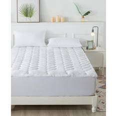 Bed Linen Waverly St James Micromink Down Alternative Mattress Cover White