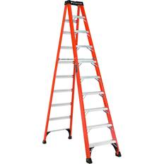 Step Ladders Louisville Ladder 10-Foot Fiberglass Step Ladder, 375-Pound Capacity, FS1410HD