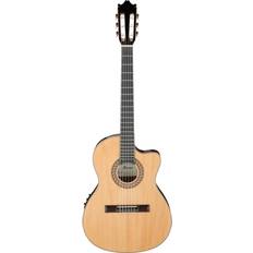 Ibanez Acoustic Guitars Ibanez GA34STCE Classical Acoustic Electric Guitar, Natural High Gloss