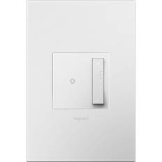 Electrical Accessories Legrand sofTap Dimmer, Tru-Universal and Gloss White Wall Plate Bundle