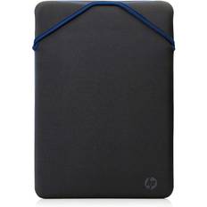HP Sleeves HP PC Protective Reversible Sleeve for Laptops up to 15.6 Inches Black Blue