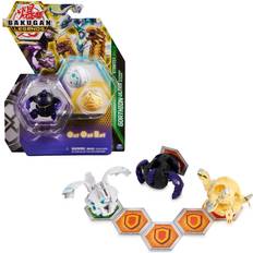 Bakugan Legends Starter 3-Pack, Gorthion Ultra with Leonidas and Viloch, Collectible Action Figures, Ages 6 and Up