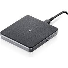 Alogic Trådløs Ladeplade 10W med USB-A til USB-C Kabel (Space grey)