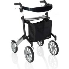 Crutches & Medical Aids Stander Let's Go Out Rollator, Black/Silver CVS