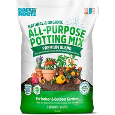 Back To The Roots Plant Nutrients & Fertilizers Back To The Roots Natural & Organic All-Purpose Peat-Free Potting Mix, 6 Dry