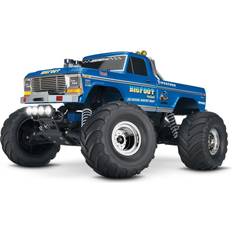Traxxas RC Cars Traxxas Bigfoot No. 1: 1/10 Scale Officially Licensed Replica Monster Truck. Ready-to-Race with TQ 2.4GHz Radio System, XL-5 ESC (FWD/rev) and LED Lights. Includes: Battery and Charger