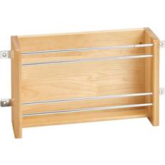Kitchen Units Rev-A-Shelf 13.13-in W x 8-in H 1-Tier Cabinet-mount Wood Wrap Organizer 4WFR-18-1