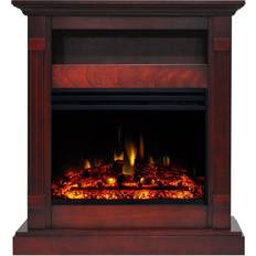 Cambridge 33.9-in W Cherry Fan-forced Electric Fireplace in Red CAM3437-1CHRLG3