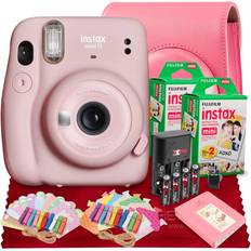 venijn Patch Bek Fujifilm INSTAX Mini 11 Instant Film Camera (Blush Pink) with Instax Mini  Twin Film (40 Exposures) Accessory Case and Accessories Bundle • Price »