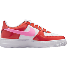 Nike air force 1 junior black Children's Shoes Nike Air Force 1 LV8 GS - Picante Red/White/Pink Spell