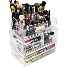 Casafield Acrylic Cosmetic Makeup Organizer & Jewelry Storage