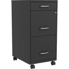 Desktop Organizers & Storage Lorell Soho 3-Drawer Steel Mobile File Cabinet