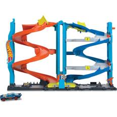 Car Tracks on sale Hot Wheels City Transforming Race Tower