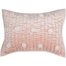 Crane Baby Parker Velvet Decorative Pillow In Pink Pink 12in X