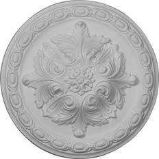 Ceiling Medallions Ekena Millwork Acanthus 11.375-in W 11.375-in L Primed Polyurethane