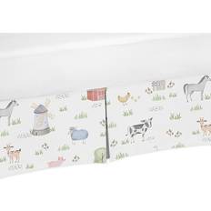 Canopies Sweet Jojo Designs Farm Animals Boy or Girl Pleated Crib Bed Skirt