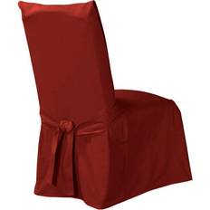 Cotton Chair Cushions Sure Fit SF33880 Long Chair Cushions Red