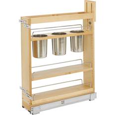 Rev-A-Shelf 5 Inch Base Cabinet Pullout Organizer with Utensil Holder