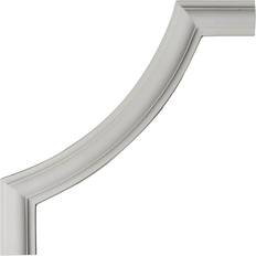 Wall & Chair Rail Mouldings Ekena Millwork Ashford Smooth 12-in x 1-ft Primed Urethane Wall Panel Moulding in White PML12X12AS