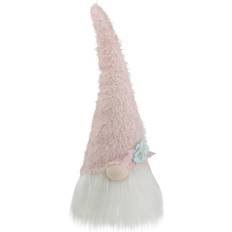 Northlight & White Easter Gnome Head with Blue Flower