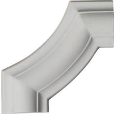 Wall & Chair Rail Mouldings Ekena Millwork Ashford Smooth 4-in x 0.33-ft Primed Urethane Wall Panel Moulding in White PML04X04AS