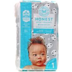 Honest Grooming & Bathing Honest Clean Consious Diapers Pandas Size 1 35 Diapers