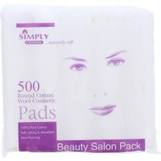 Simple Gesichtspflege Simple Round Cotton Wool Cosmetic Pads 500-pack