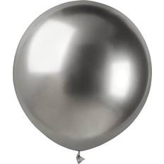 Runde Krom Balloner Sølv