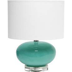 Table Lamps Lalia Home LHT-3005-AU Aqua Table Lamp 15.2"