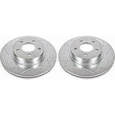 Parking Discs Power Stop Evolution Drilled & Slotted Front Rotors AR8586XPR