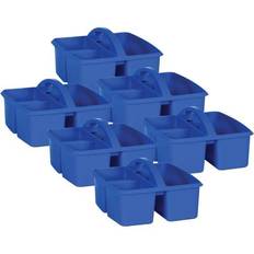 Wooden Blocks on sale Teacher Created Resources Plastic Storage Caddies, Medium Size, Blue, Pack Of 6 Caddies