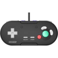 Retro-Bit Game-Controllers Retro-Bit Legacy GC Wired Pad Black Gamepad Nintendo GAMECUBE Bestilt forventet på lager 31-03-2023
