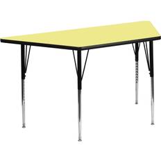 Flash Furniture Kid's Room Flash Furniture Wren Trapezoid Adjustable Activity Table, Yellow