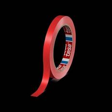 TESA pack 60404 PVC Packaging Tape 66m x 12mm Red Fjernlager, 5-6 dages levering