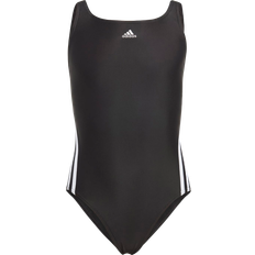 Bademode adidas Kid's 3-Stripes Swimsuit - Black/White (IB6009)