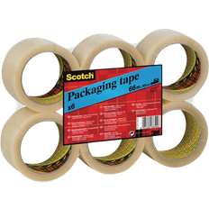 Innpakning 3M Scotch Packing Tape 371 PP 50mmx66m 6-pack