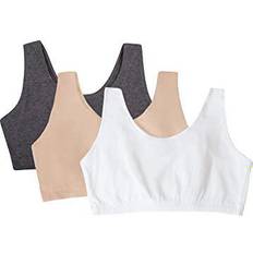 Fruit of the Loom Built Up Tank Style Sports Bra 3-pack