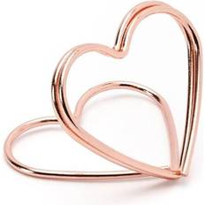Neujahr Partyprodukte PartyDeco Party Decorations Place Card Holders Hearts 10-pack