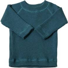 Babyer Strikkegensere Joha Kid's Rib Knit Sweater - Dark Blue