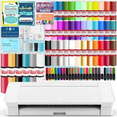 Silhouette Hobby & Office Machines Silhouette Cameo 4 Starter Bundle with 38 Oracal Vinyl Sheets