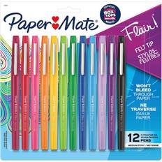 Paper Mate Bold Flair Felt Tip 1.2mm Pen 6/Pkg
