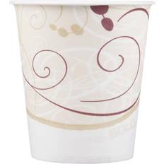 Amscan Disposable Party Paper Cups Tableware, Frosty White, 9oz., Pack of 20