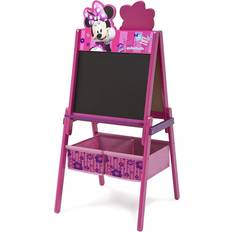 Mickey Mouse Toys Delta Children Disney Minnie Mouse Double Sided Kids Easel with Storage