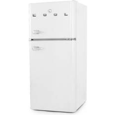Integrated Refrigerators Commercial Cool 4.5 cu. TM Retro Mini White
