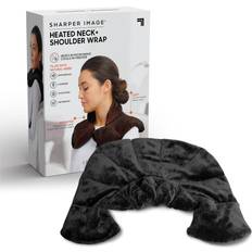 Head-, Shoulder- & Neck Massagers Sharper Image ÃÂ Hot and Cold Herbal Aromatherapy Neck and Shoulder Wrap in Black BLACK NO SIZE