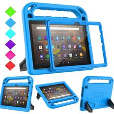 Kids fire hd 10 Tablets BMOUO Kids Case for Fire HD 10 & Fire HD 10 Plus Tablet (11th Generation, 2021 Release), with Screen Protector, Shockproof Handle Stand Kids Case for Amazon Fire HD 10 Tablet & Fire HD 10 Plus